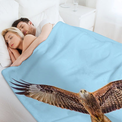 Red Kite (Milvus Milvus) Throw Blanket