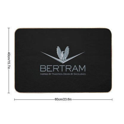 BERTRAM YACHTS LOGO Bath Mat