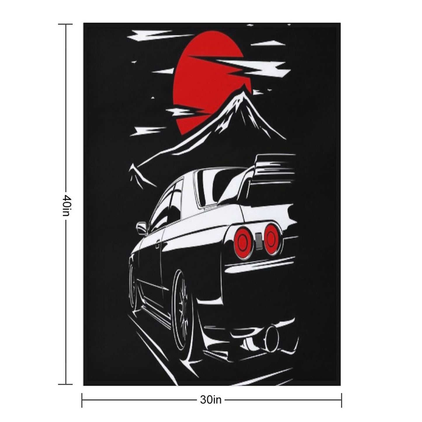 Nissan Skyline GTR 32  Haruna Throw Blanket