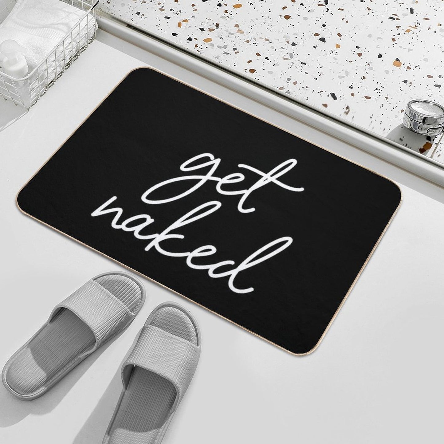 Get Naked - Bathroom Decor Bath Mat