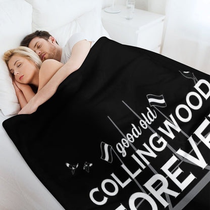 Good Old Collingwood Forever - Collingwood Theme Song Throw Blanket