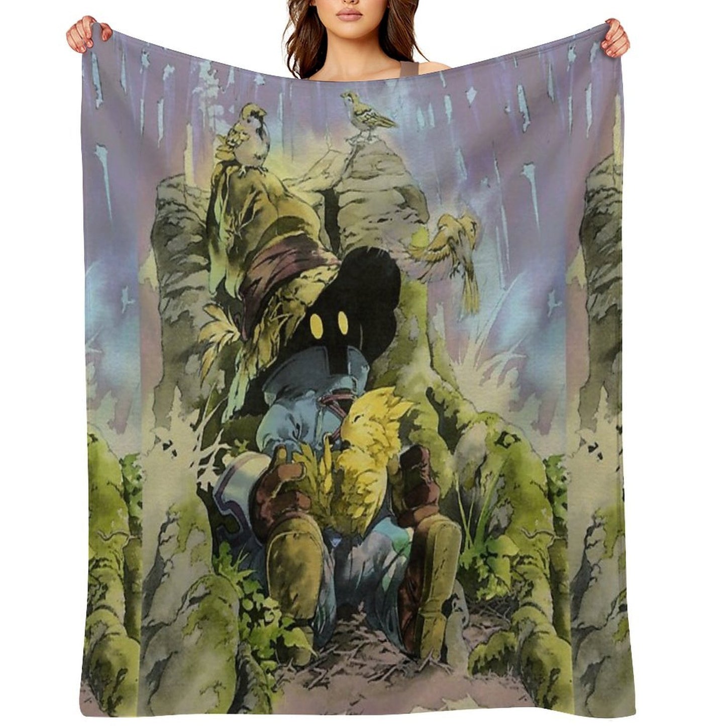 Vivi Final Fantasy Throw Blanket
