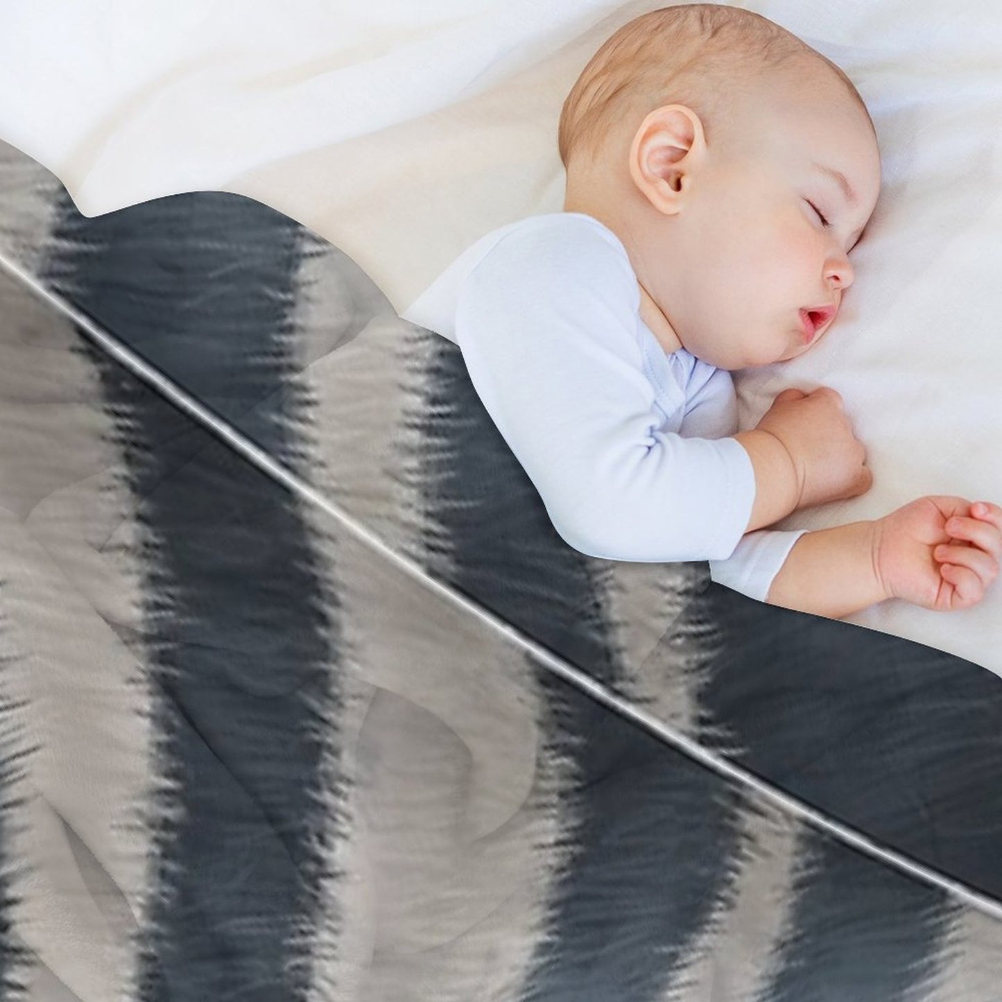 Fur Pattern - Zebra Throw Blanket