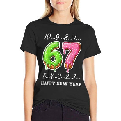 67 Happy New Year Six Seven Funny Countdown 2026 Brainrot  Durable T-Shirt