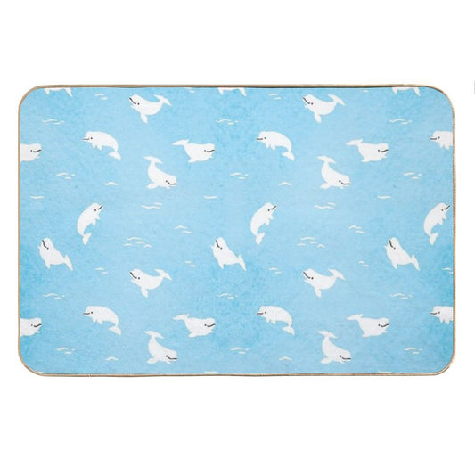 Beluga Whale Bath Mat
