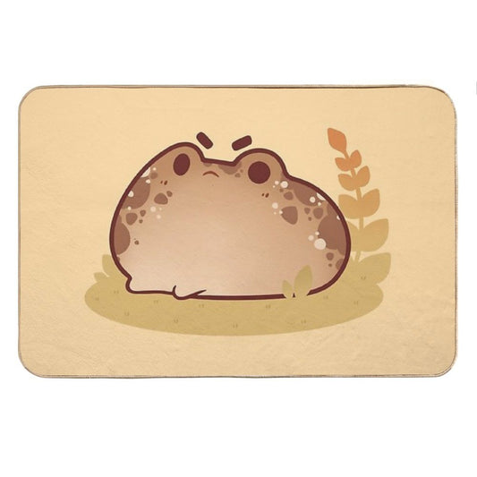 Grumpy Desert Rain Frog Bath Mat