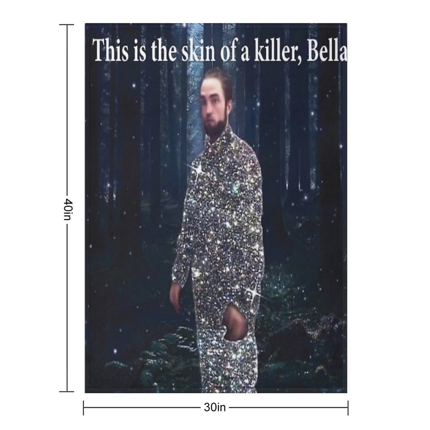 This Is The Skin of A Killer, Bella Meme Throw Blanket