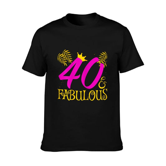 Womens 40th Birthday Gifts Women 40th Birthday Women 40th Birthday  Easy-care T-Shirt