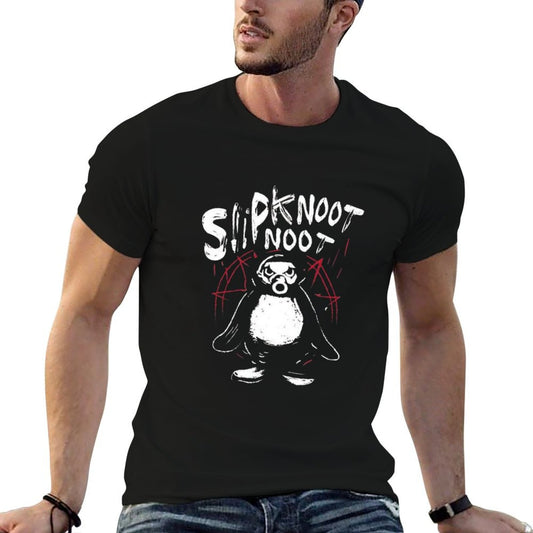 Slipknoot Noot Penguin Death Metal Goth Hard Rock  Classic T-Shirt
