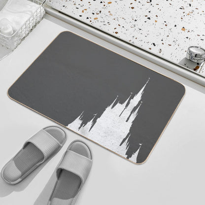 Magic Castle Silhouette Vintage Bath Mat
