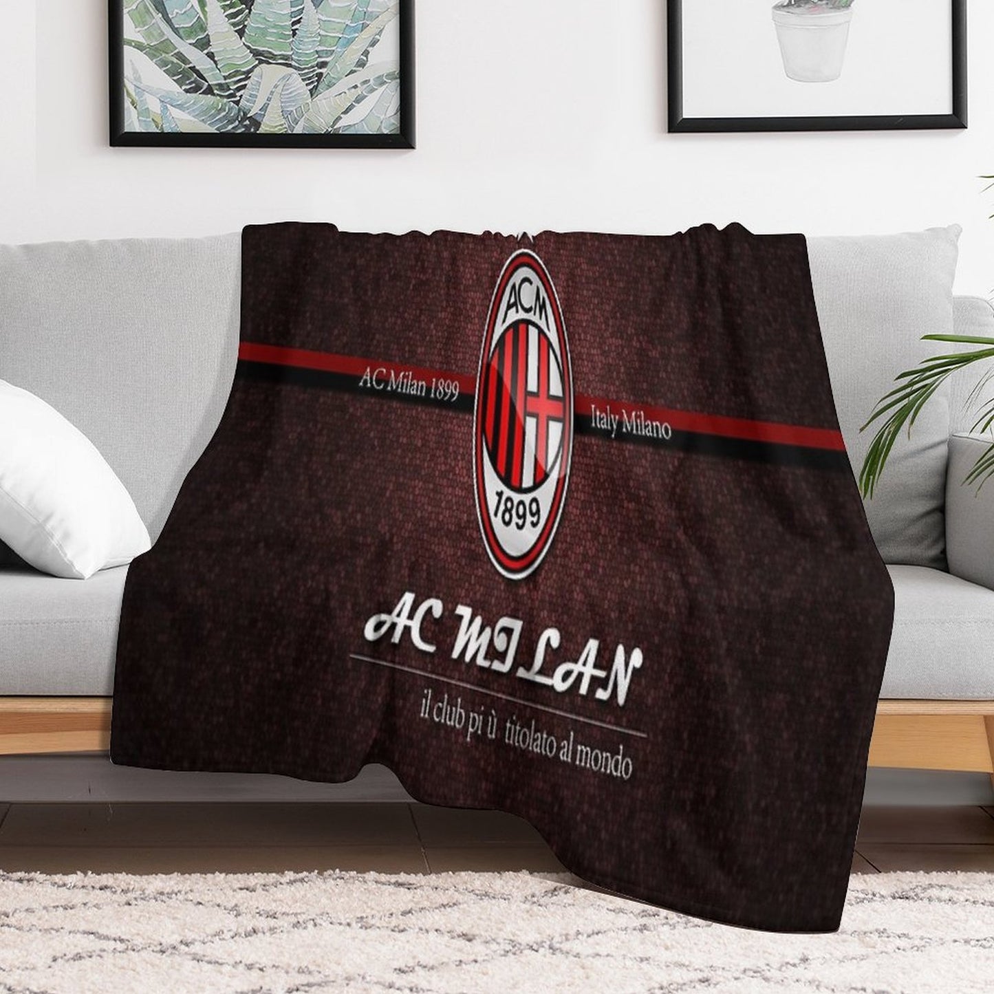 CLASSIC AC MILAN Throw Blanket