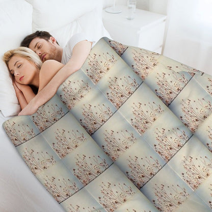 Tree Times Four Throw Blanket