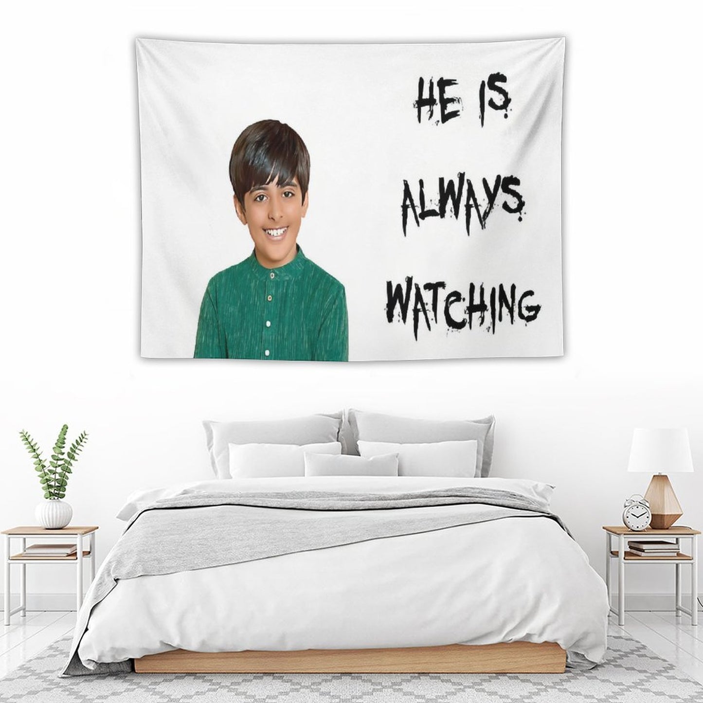 Ravi - He Is Always Watching Tapestry