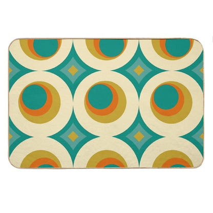 Mid-Century Modern Splash Bath Mat