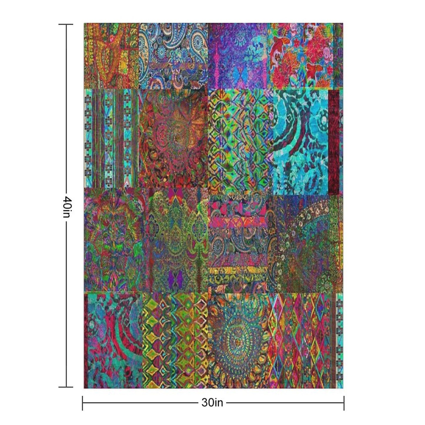 Bohemian Wonderland Throw Blanket