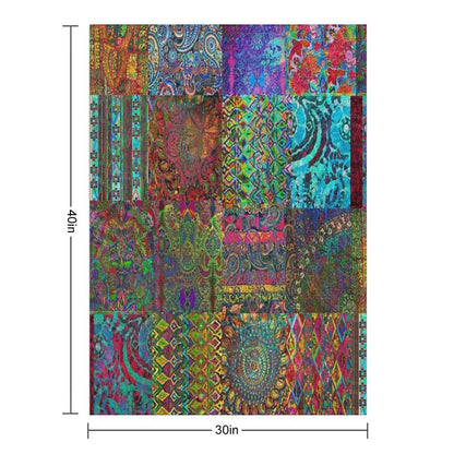 Bohemian Wonderland Throw Blanket