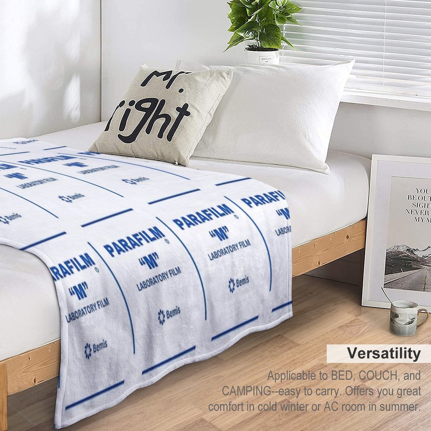 Parafilm Lover Throw Blanket