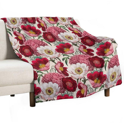 Flower Garden Throw Blanket