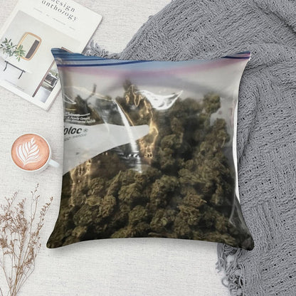 Weed Marijuana Extra Zip Pillow And Soft High-Density Material Throw Pillow