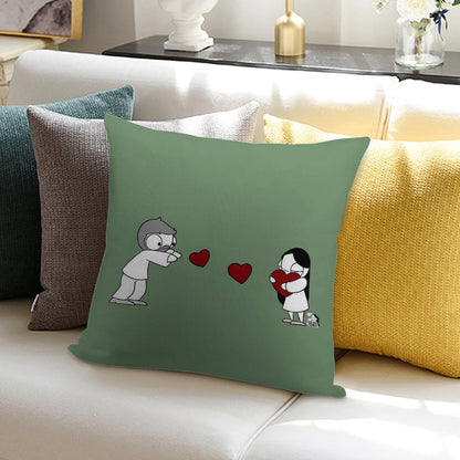 Hearts Throw Soft Home Decor Throw Pillow