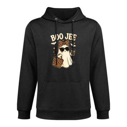 Boo JEE Ghost Halloween Women Girls Boojee Halloween Moisture-Wicking Hoodie