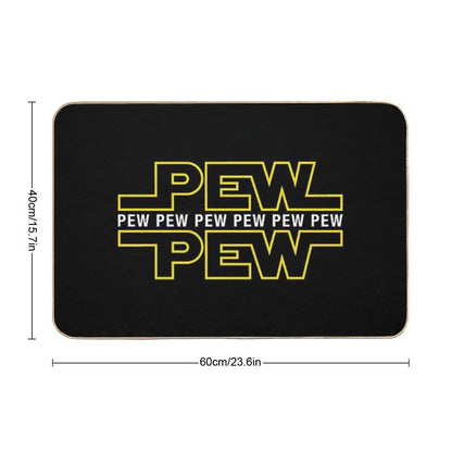 Pew Pew Pew Bath Mat