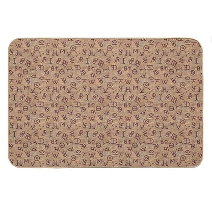 Cattle Brands Bath Mat