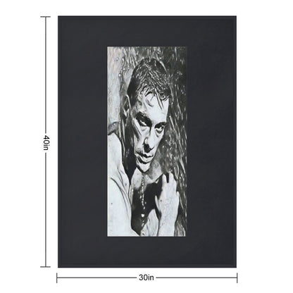 Jean-Claude Van Damme Throw Blanket