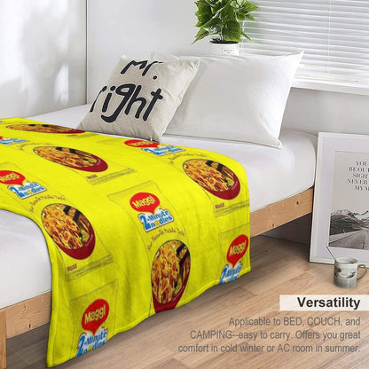 Maggi Noodles Throw Blanket