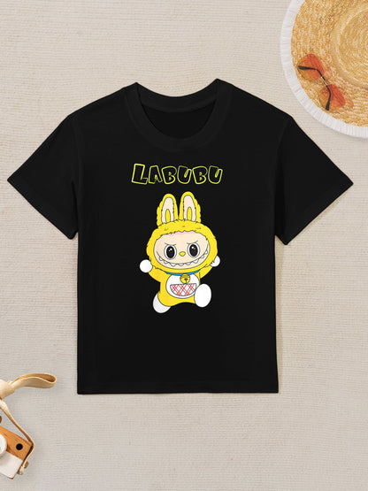 Womens Cute Labubu The Monsters Funny Labubu Lover Men Women Kid Kids T-Shirt