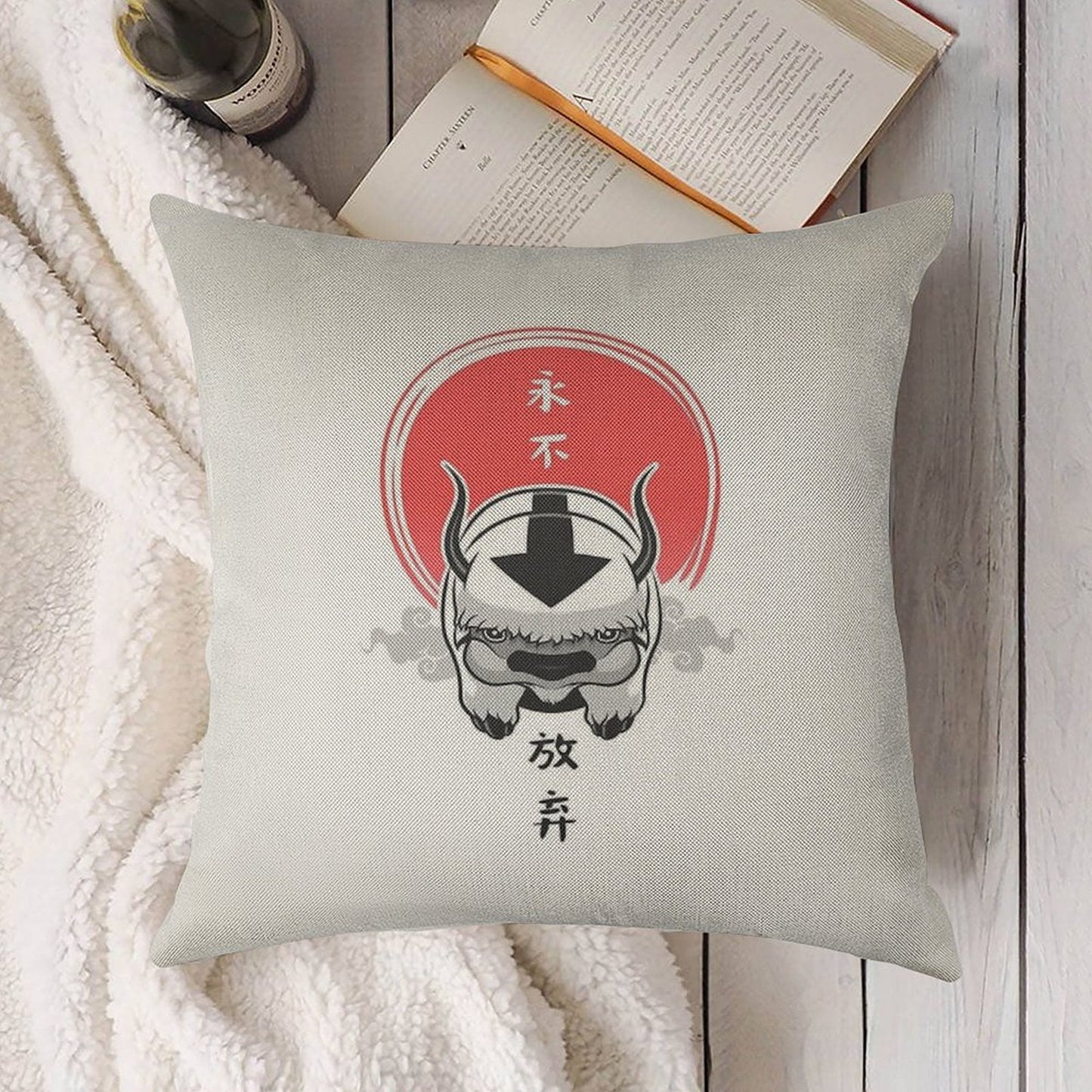Avatar The Last Airbender Linen Throw Pillow Cover