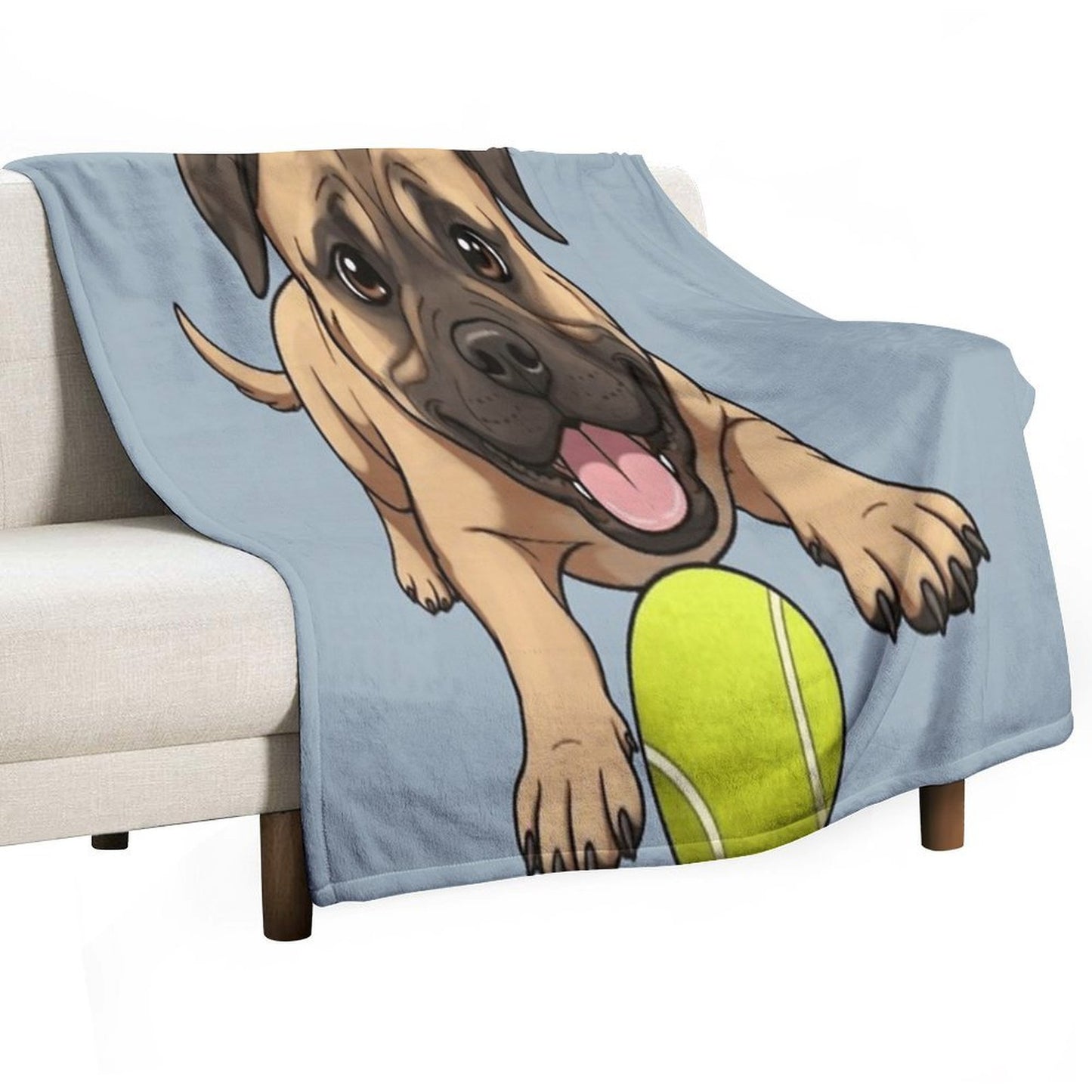 Mastiff Throw Blanket