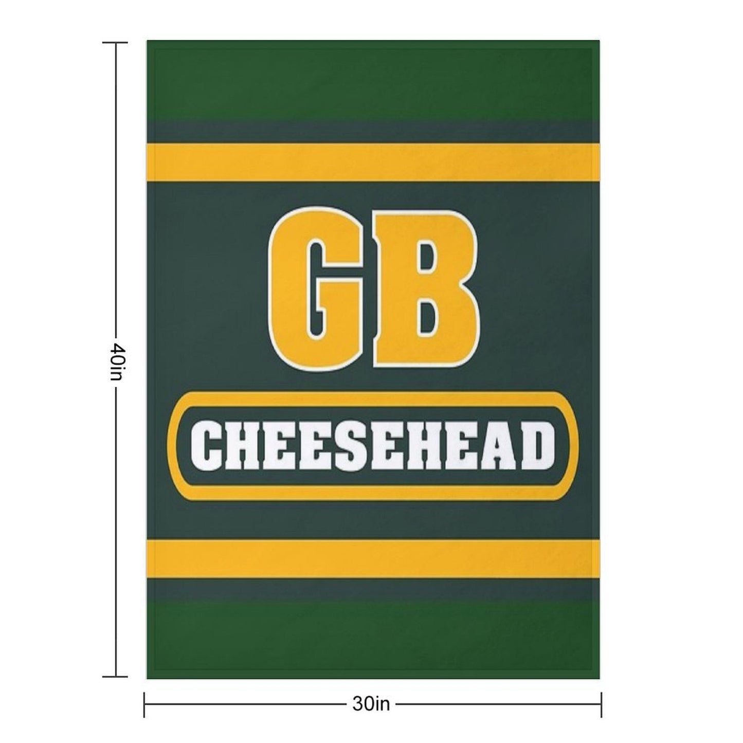 Cheesehead Bar Throw Blanket
