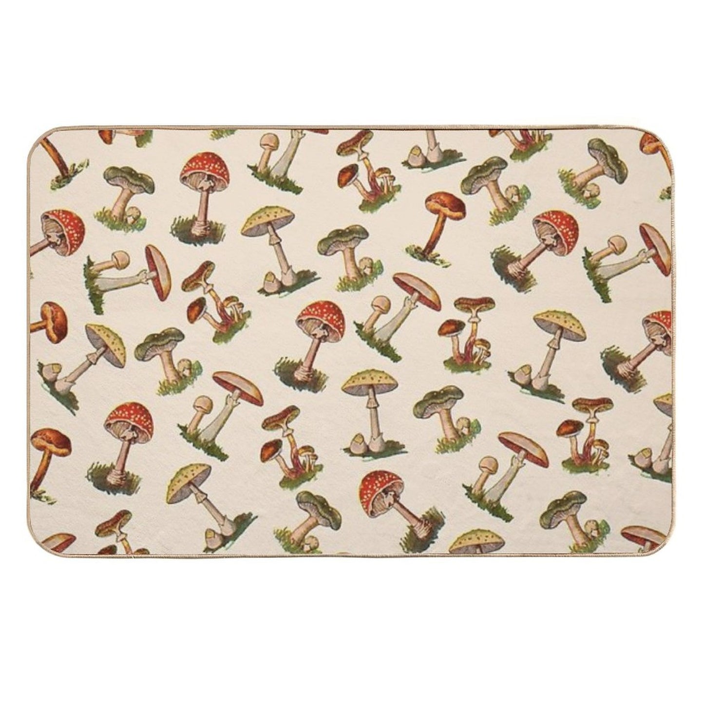 Mushrooms  Multi-Purpose Bath Mat