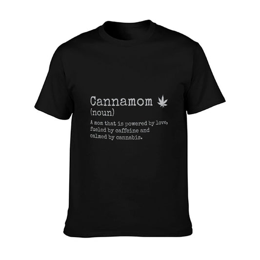 Cannabis Weed Stoner Mom Cannamom Definition Mothers Day T-Shirt