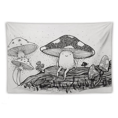 Little Mushroom Tapestry