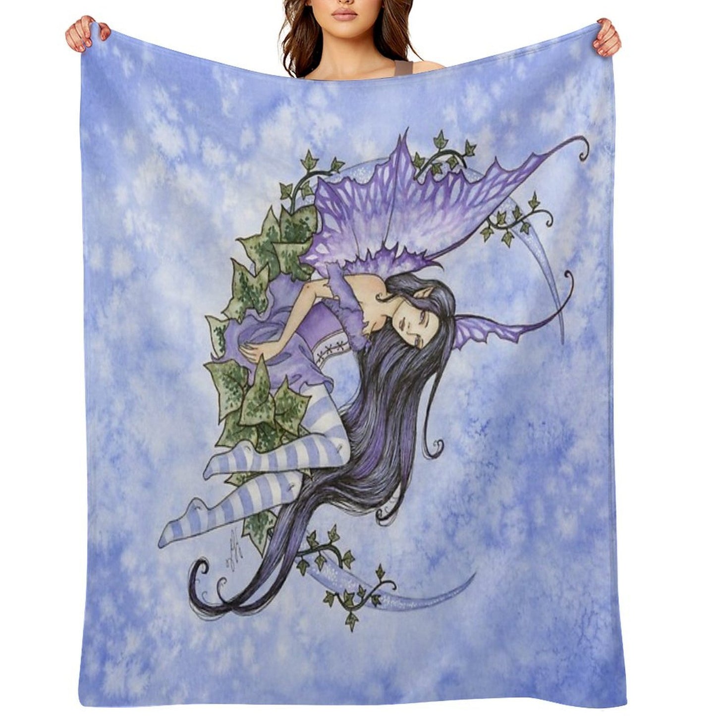 Ivy Moon Throw Blanket