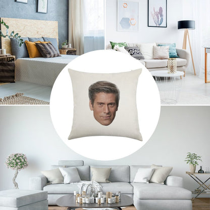 David Muirhead Linen Throw Pillow Cover