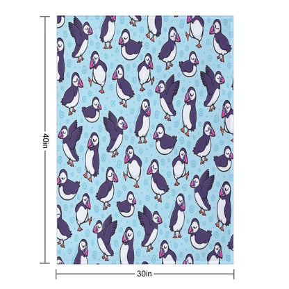 Tough Puffs Throw Blanket