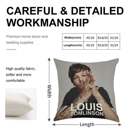 Gadjah New Tomlinson Walls American Tour 2020 Linen Throw Pillow Cover