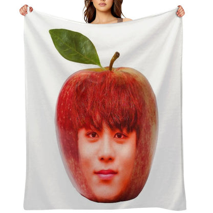 Jongho Apple Throw Blanket