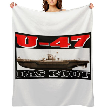 Das Boot U-47 Throw Blanket