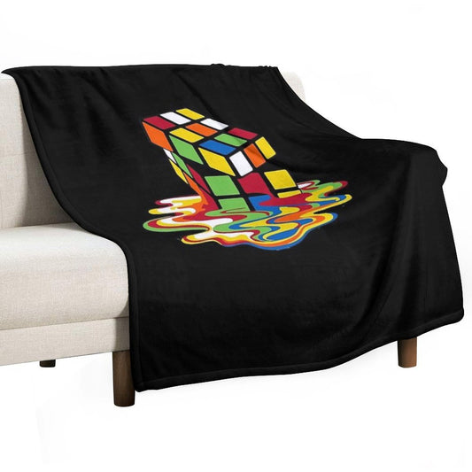 Rubick's Cube Throw Blanket