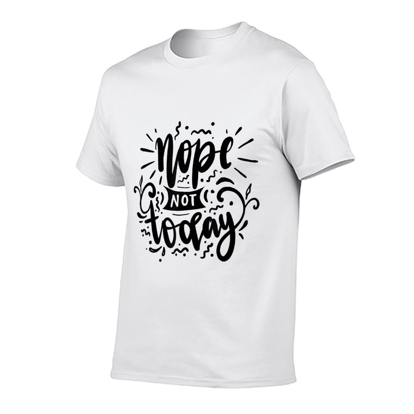 Nope for Women Funny Sarcastic Novelty Graphic Top  Polyester Blend T-Shirt