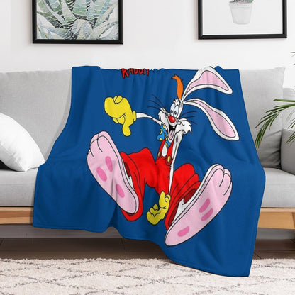 Roger Rabbit I Throw Blanket