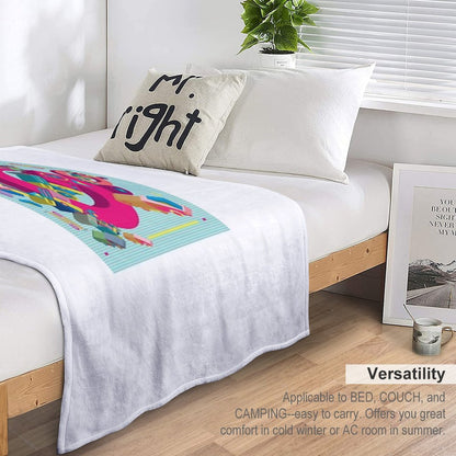 Vector Alphabet 3D Letter G Throw Blanket