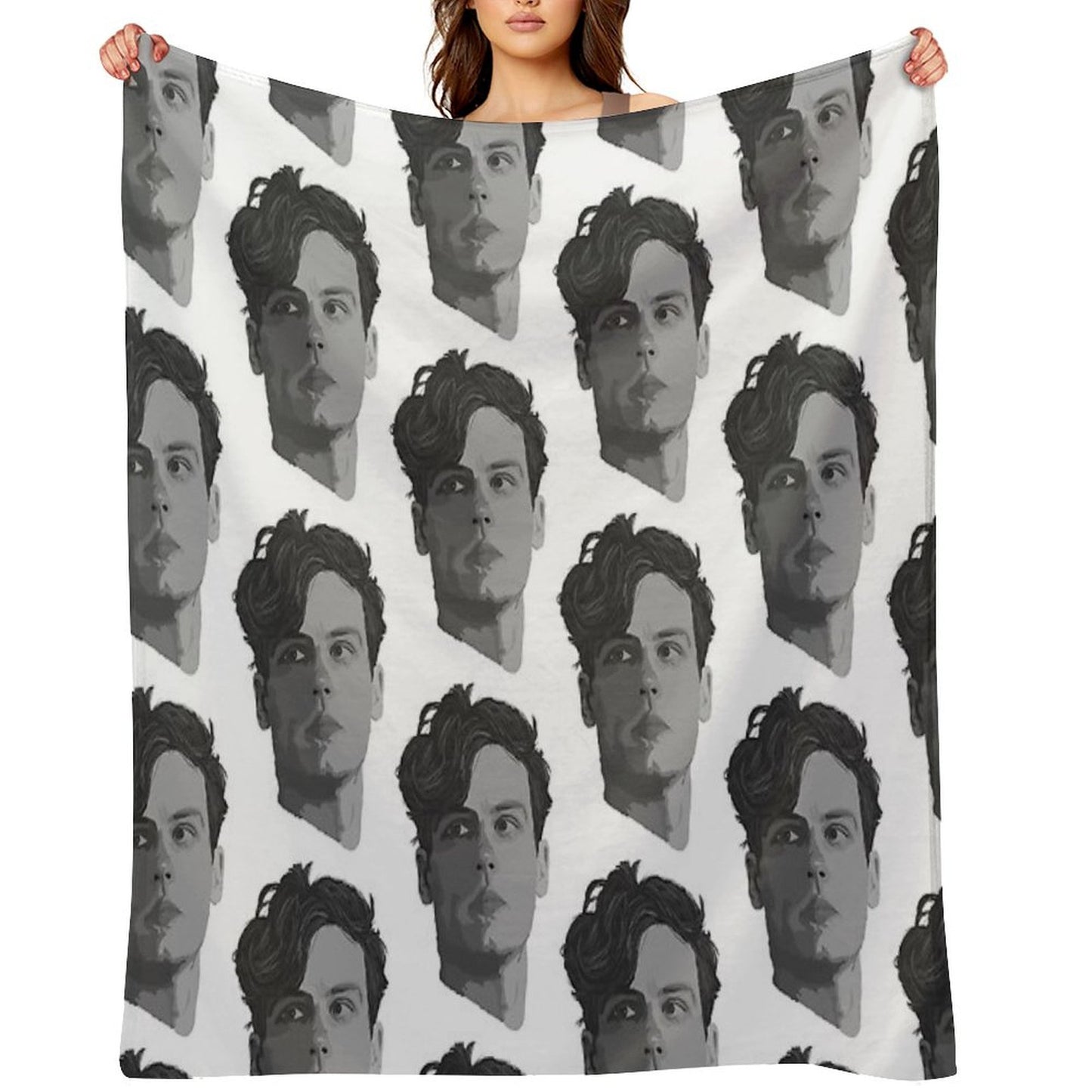 Spencer Reid from Criminal Minds Throw Blanket
