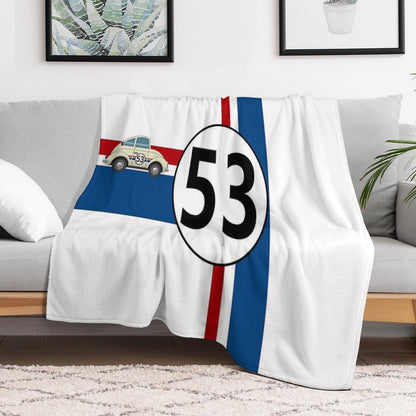 Herbie Fully Loaded Fan Art Throw Blanket