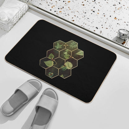 Bees in Space  Easy Maintenance Bath Mat