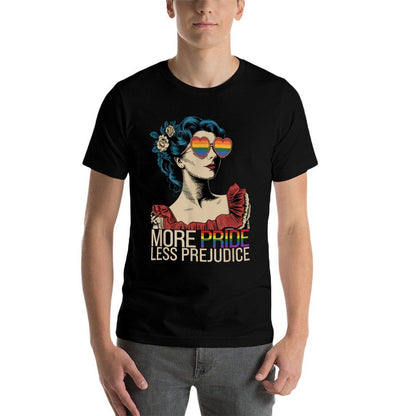 More Pride Less Prejudice Pride Month LGBTQ  Classic T-Shirt
